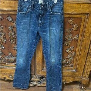 J. Crew Dark Blue Vintage Slim Jeans Size 31 x 34